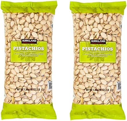 Kirkland Signature California In-Shell Roasted & Salted Pistachios: 2 Pack (6 lbs)