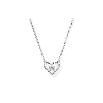 Kendra Scott Heart Letter W Short Pendant Women