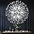 ofeankri Dandelion Cyrstal Chandelier with G9 LED Bulbs, 8-Lights Chrome, Modern Firework Chandelier, Dandelion Pendant Lamp for Dining Room, Living, Kitchen, Hallway, Foyer, Bedroom