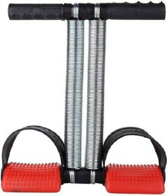 Tummy Trimmer with Double Spring Home Gym Equipment for Men and Women Ab Exerciser (Multicolor)-picture-21