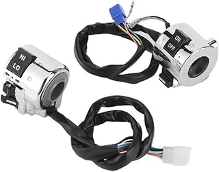 Motorcycle Handlebar Switch Motorcycle Handlebar Switch 25mm Universal Turn Signal Light Headlight Horn Control Button For Electric Bike Scooter