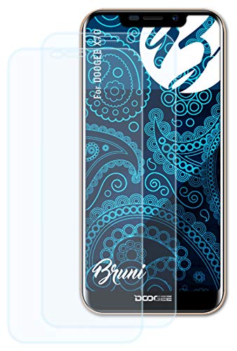 Bruni Screen Protector Compatible with DOOGEE X70 Protector Film, Crystal Clear Protective Film (2X)