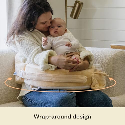 Image of My Brest Friend Super Deluxe Nursing Pillow Slipcover Sleeve | Great for Breastfeeding Moms | Pillow Not Included, Gold
