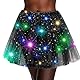 LED Rock Damen,Tutu Damen,Tüllrock Damen LED,LED Tutu Rock,für Halloween,Party Tanzen,Fasching Cosplay Kostüm