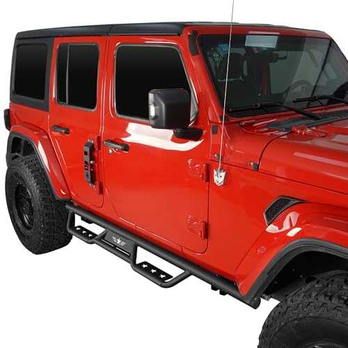 u-Box estribos laterales para Jeep Wrangler JL Unlimited 2018-2026 miniatura 4