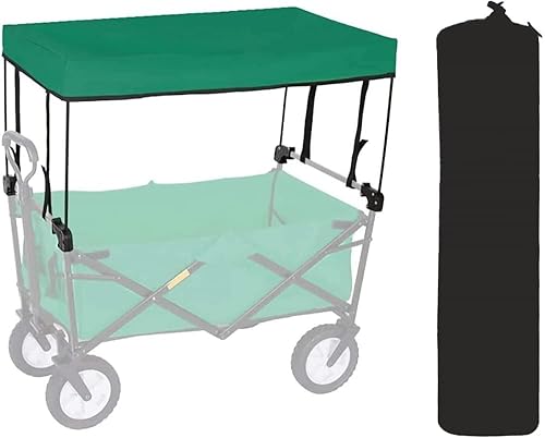 Toldo plegable para carro, cubierta de carro de empuje, accesorio de carrito plegable al aire libre, cubierta de carro para jardín y playa, color