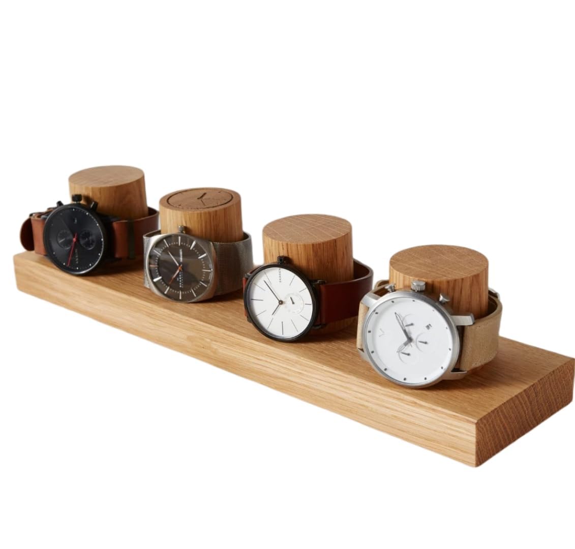 NJ craft house 4 Slot wooden Watch Display Case Organizer handmade Watch Case/Mens Watches Storage/Large Watch Holders/Men’s Watch Display Stand. (B0CDSH13CR) Amazon Price History, Amazon Price Tracker