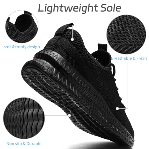 Men Non-Slip Work Shoes Tennis Gym Sneakers Breathable Slip Resistant Lightweight and Comfortable for All-Day Wear Sports and Walking3