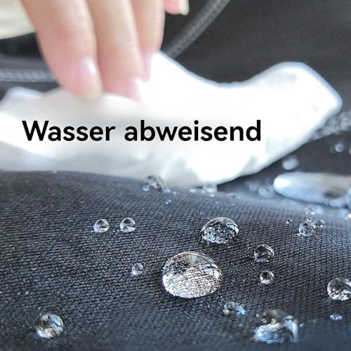 UUE Autositzbezüge Universal Fit Komplettset, Sitzbezüge Auto Universal Set (Vollständige Reihe, Grau und Schwarz), Auto-Schonbezüge für Normalsitze, 2 Vordersitzbezüge, 1 Rücksitzbezug