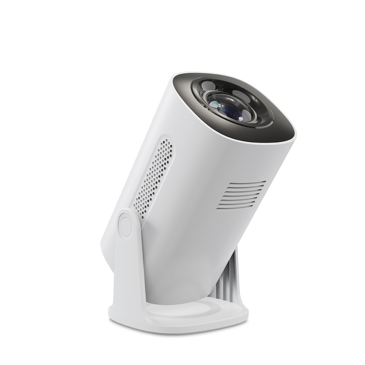 PRIXTON Proyector portátil Dalí, 4.800 lúmenes, 110 ANSI lúmenes, Mando a Distancia, 30.000 h, 32” a 120”, Conexión HDMI/USB/AC IN, Resolución HD Compatible con Full HD 4K LED, Color Blanco
