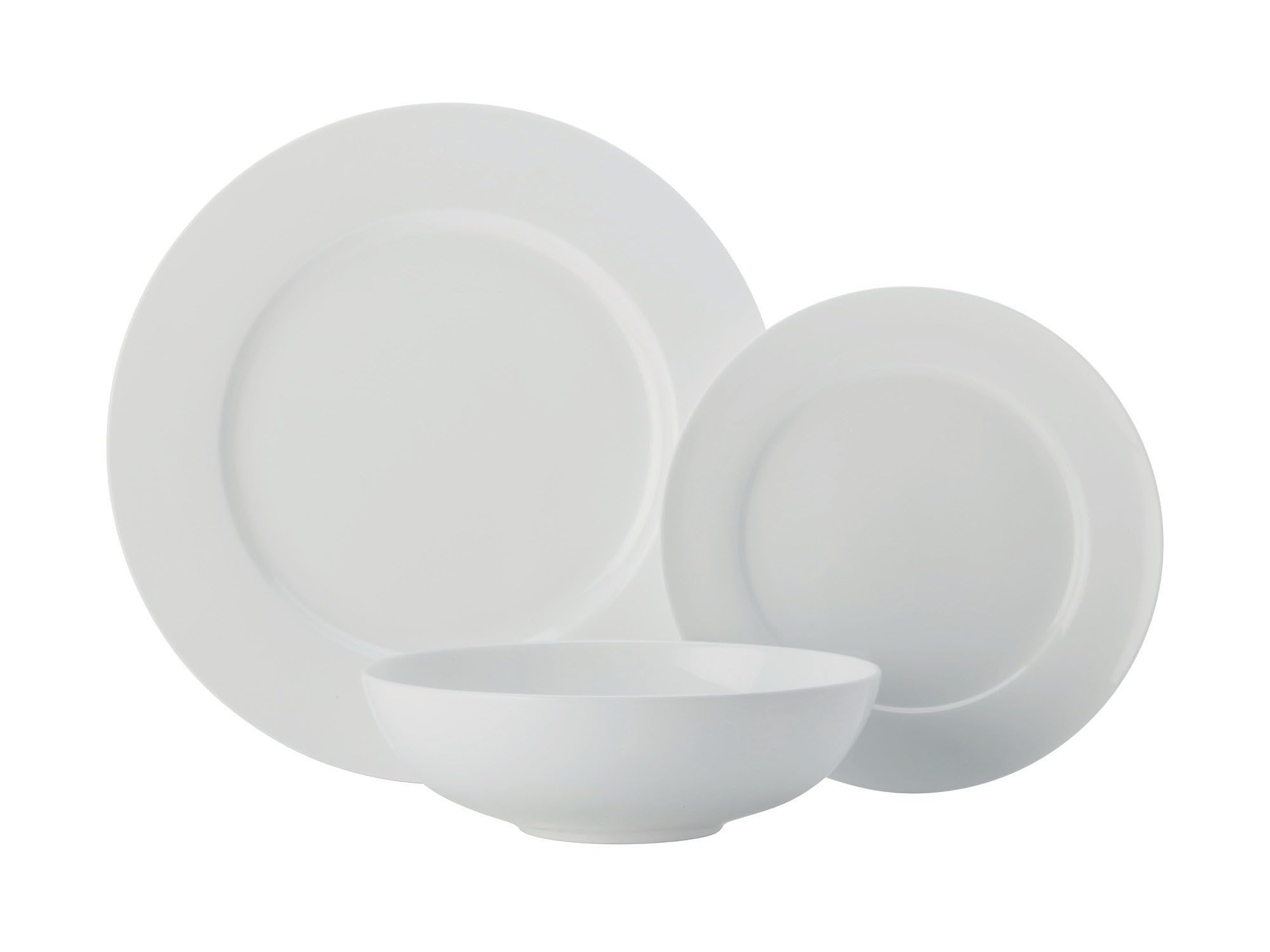 Maxwell & Williams II0104 - Set Da Cena, 16 Pezzi, In Porcellana Con Bordo Decorato Piatti E 479522