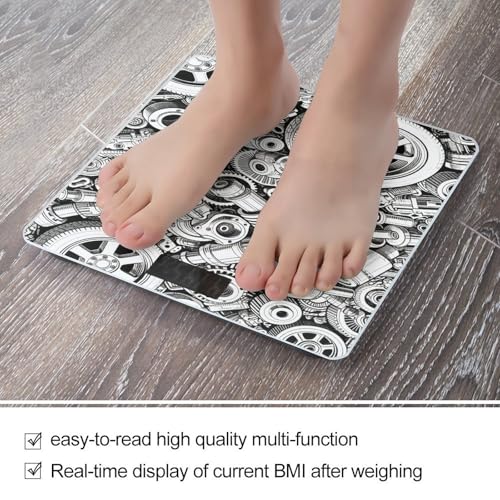 Báscula Digital de Baño de Vidrio Templado 400lb miniatura 5