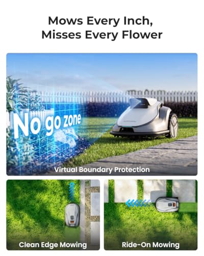 Image of TerraMow V1000 Robotic Lawn Mower with 36 Blades, Auto Mapping,No RTK