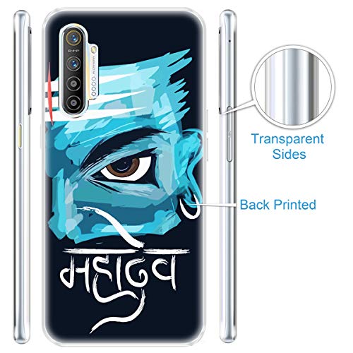 Image of Fashionury inchMAHADEV FACE Soft Silicon Lightweight Slimfit Printed Back Cover for Realme XT