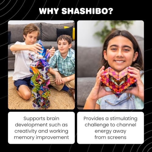 Image of Shashibo Shape Shifting Box - Award-Winning, Patented Fidget Cube W / 36 Rare Earth Magnets - Extraordinary 3D Magic Cube Magnet Fidget Toy Transforms Into Over 70 Shapes (Undersea), Kid