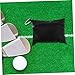 VICASKY Golf Tee Holder Storage Bag Durable Golf Ball Zipper Pouch Convenient Waist Hanging Design Multifunctional Organizer and Accessories Case