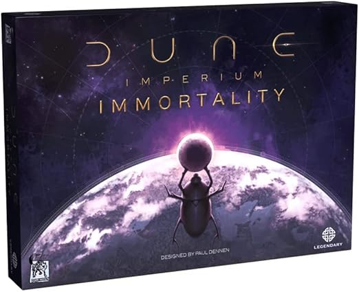 Dire Wolf Dune Imperium: Immortality – Board Game by Digital 1-4 Players – 60-120 Minutes of Gameplay – Games for Game Night – Teens and Adults Ages 14+ - English Version