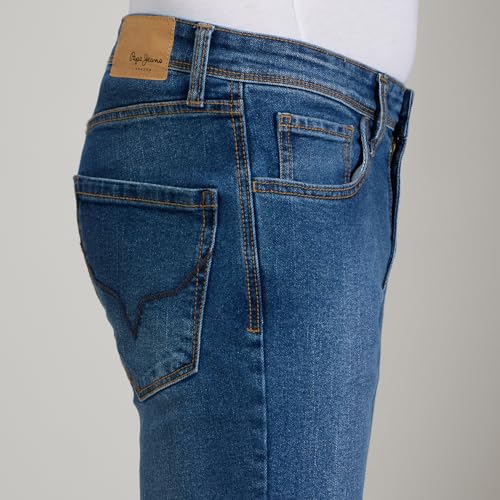 Image of Pepe Jeans Men's Jeans | Straight Fit | Mid Rise | Stretchable