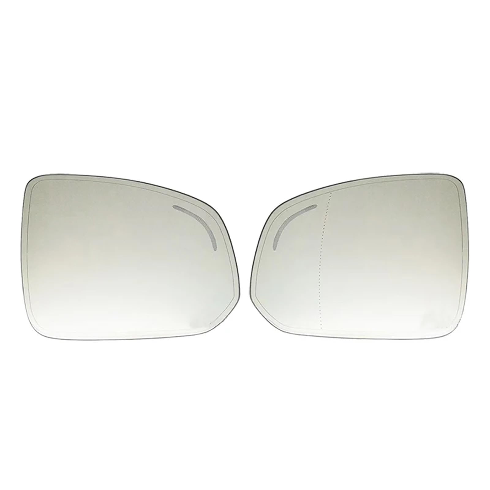 Lusterka martwego punktu w samochodzie Pasuje do Volvo XC60 V90 2018-2023 samochód martwy punkt podgrzewane lusterko wsteczne pomocniczy(A pair blind spot)