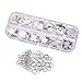 Produktbild BENECREAT 144 STÜCKE Edelstahl Leere Gemischte Form Stamping Tag Anhänger und 80 STÜCKE Biegeringe für Armband Halskette Ohrring Machen (12 stücke/Form)