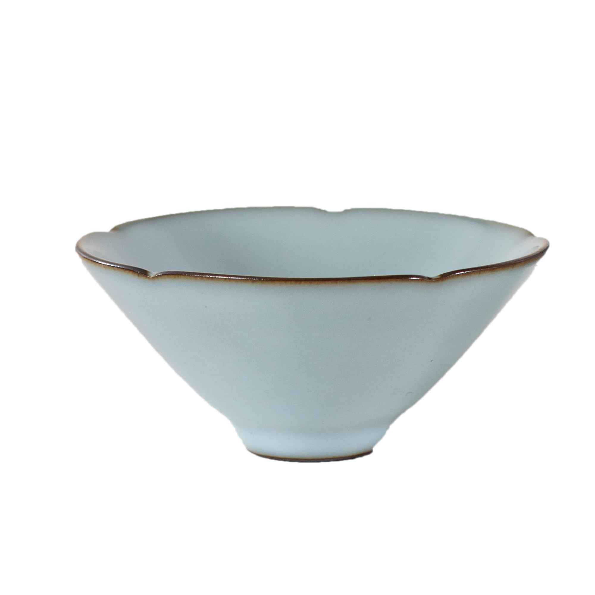 Exquisite Azure Ru Kiln Porcelain Tea Cup - 50ml, Single, Traditional Chinese Craft, Dishwasher & Microwave Safe