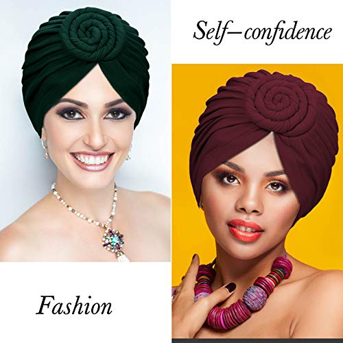 Image of SATINIOR 4 Pcs Head Wraps for Women