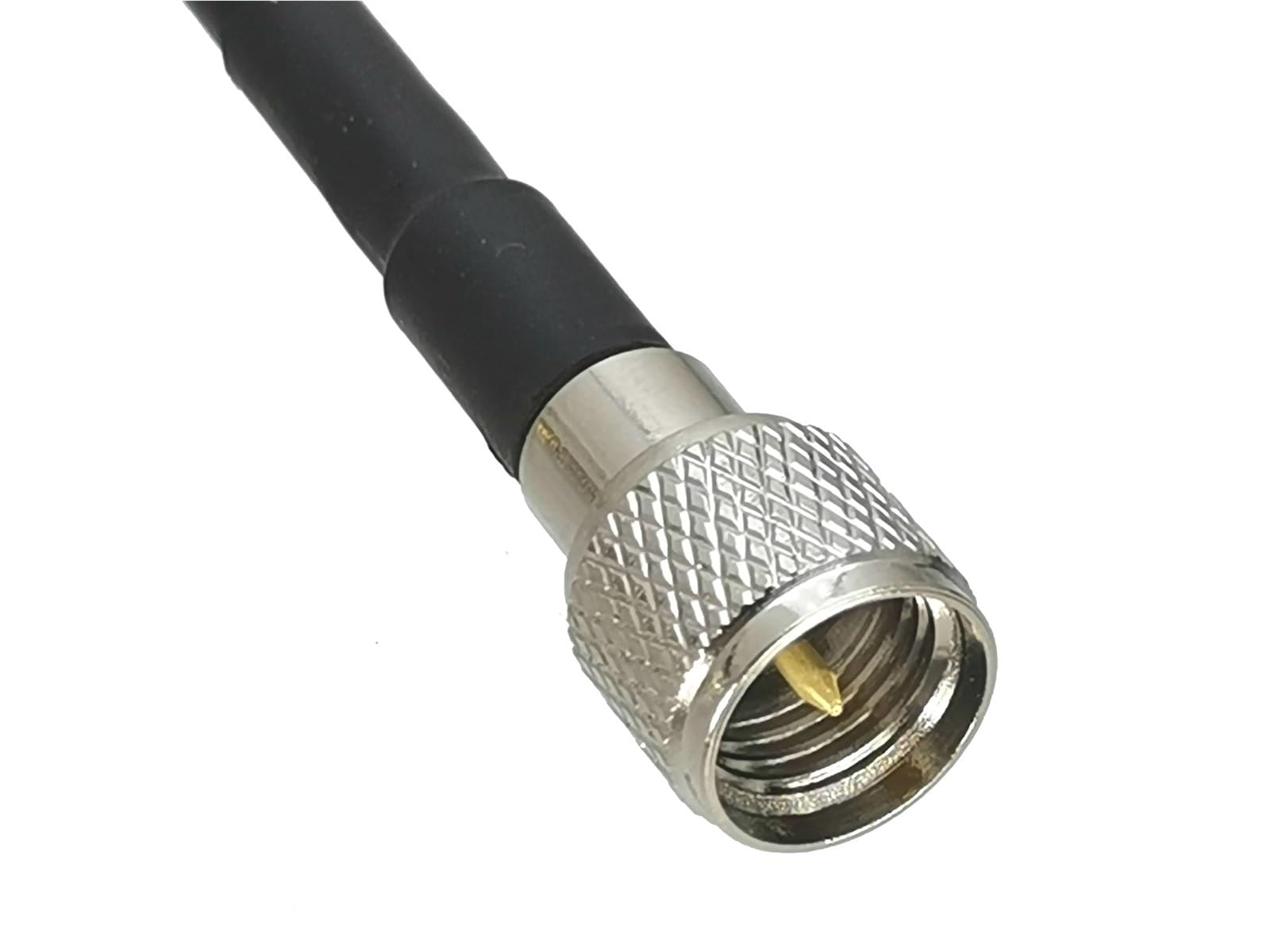 1 conector RG58 mini UHF macho a conector hembra SO239 cable coaxial (5 m)