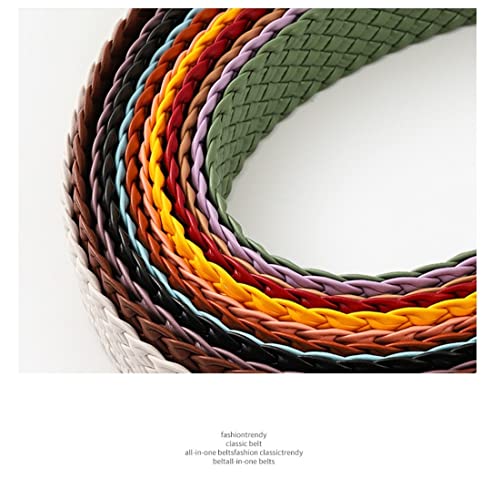 Belts for Womens Braided PU Belt for Casual Pants Jeans Girl Belt2