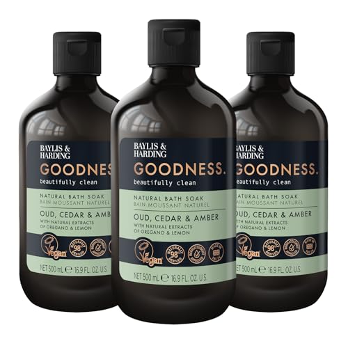 Baylis & Harding Goodness Natural Bath Soak 500ml 3 pack