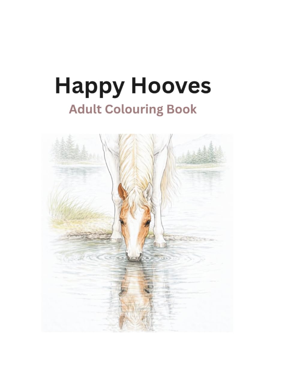 Happy Hooves: Adult Colouring Book