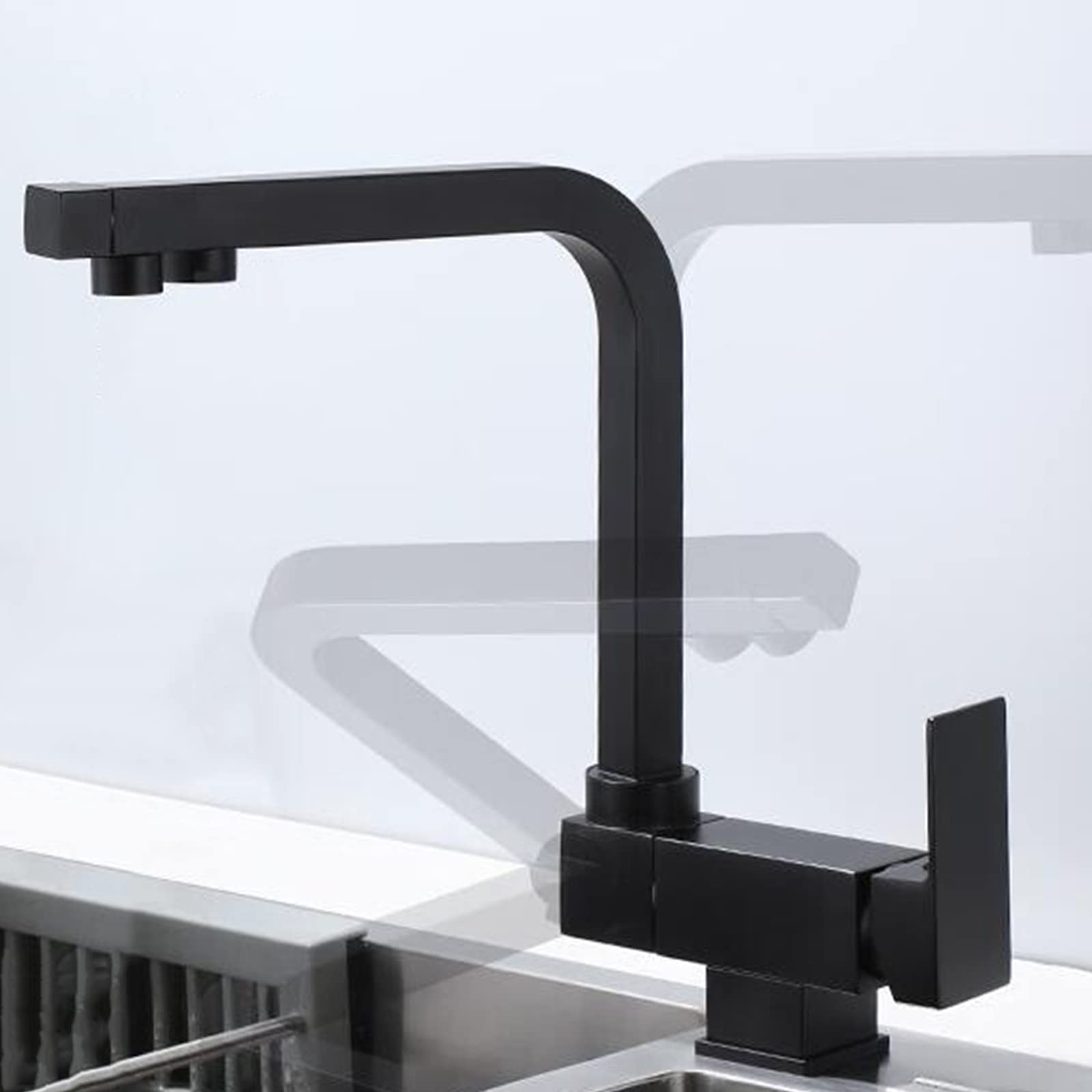 Grifo De Cocina Abatible SJQKA, Grifo De Cocina De 3 Vías