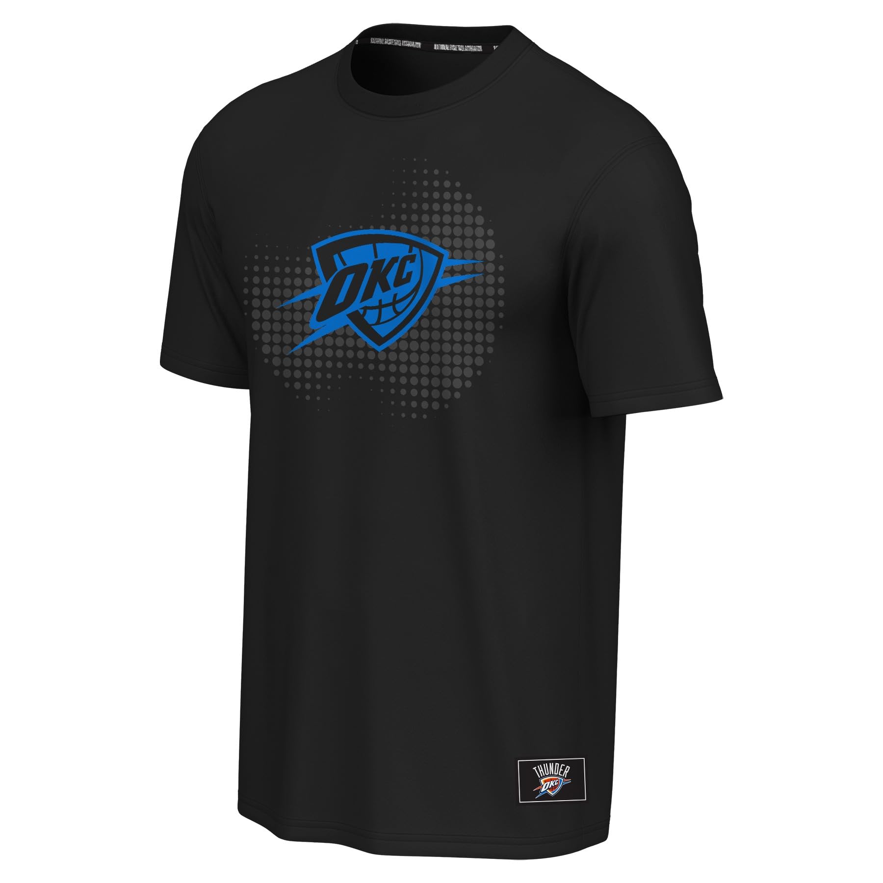 NBA Mens Youth Graphic Tee, Black, M EU