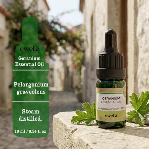 Aceite Esencial de Geranio Ewela 10 ml 100% Puro miniatura 4