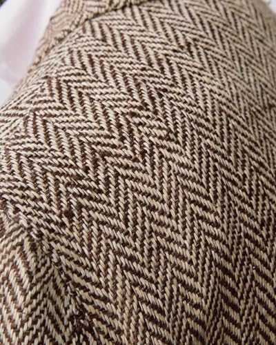 Mens Sport Coats Tweed Casual Blazer Two Button Lightweight Suit Jacket2