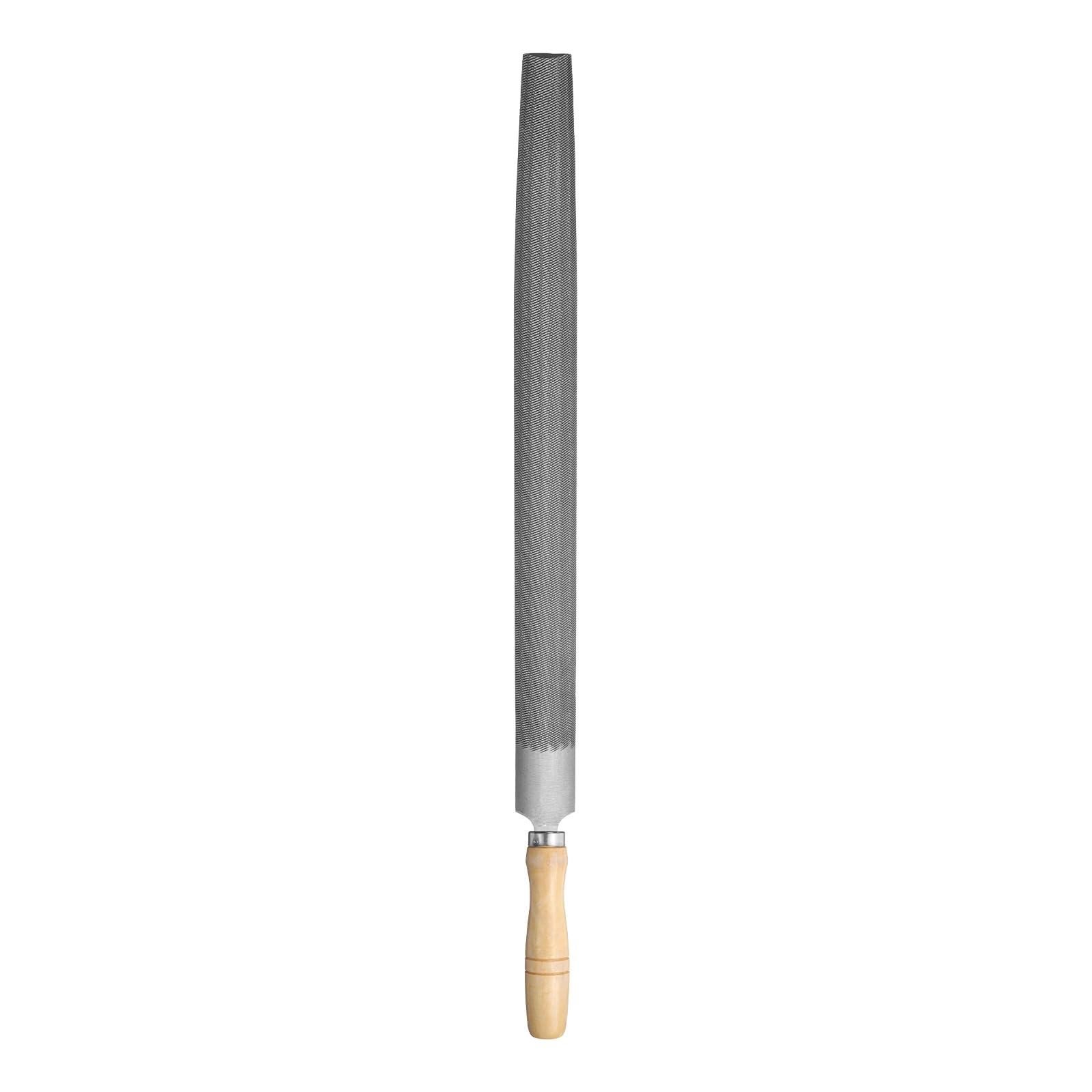 Lime demi-ronde T12 en acier durable pour affûter le bois et métal avec poignée ergonomique