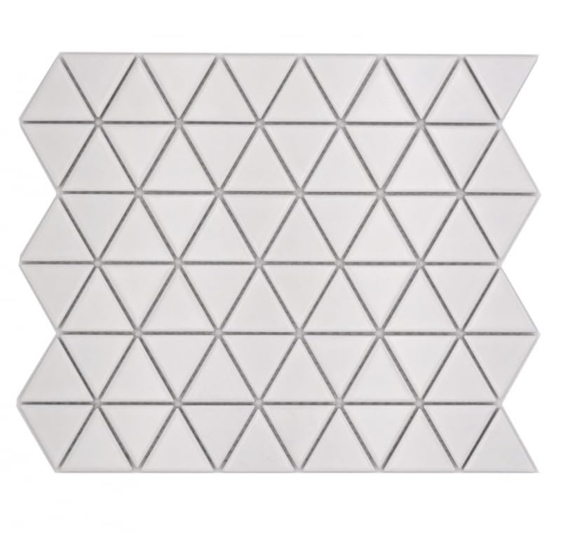 MOS13-t41_f - Mosaico de cerámica para pared de cocina, color blanco mate