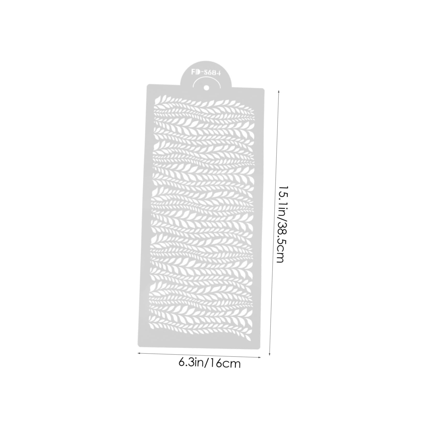 KONTONTY 4Pcs Reusable Cake Decorating Stencils Hollow Out Fondant for DIY Crafts Baking and Designs Easy to Clean Non Stick for Unique Cake Prints