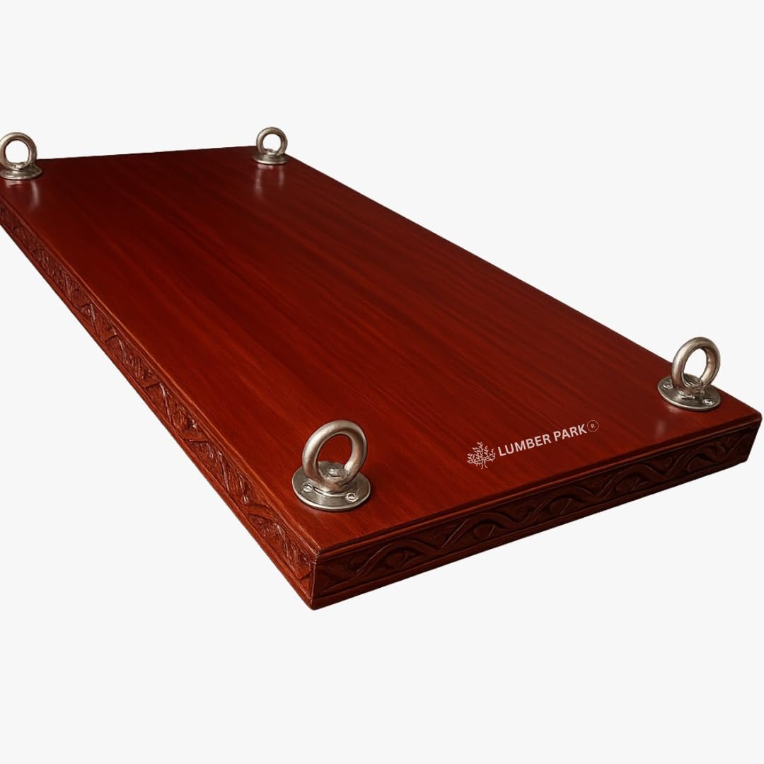 Lumber Park Wooden Swing 5 FT x 2 FT x 2 inch Weight 25 kgs-image-36
