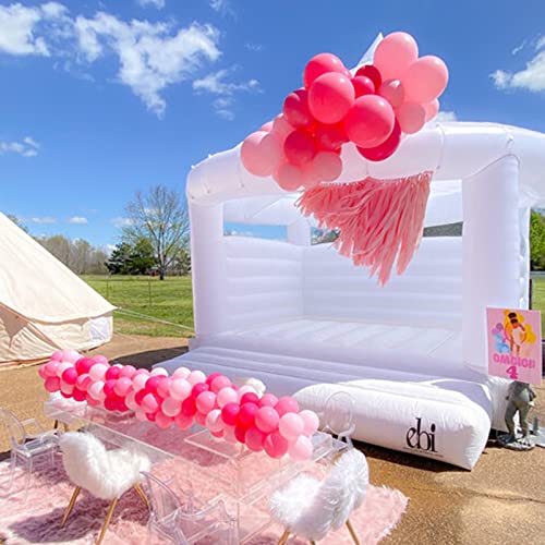 Image of Voircoloria 130pcs Pink Balloons Different Sizes 18 inch 12 inch 10 inch 5 inch Party Latex Balloons for Birthday Baby Shower Wedding Anniversary Princess Theme Party Decorations