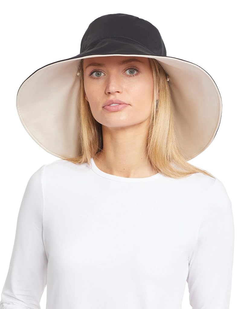 Solbari Cappello da sole a tesa ultra larga UPF50+ Packable UV protezione solare cappelli con copertura completa