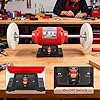 BLACKCUBE Bench Buffer Polisher Motor with 8 Inch Dual Buffering Wheels, Benchtop Polishing Machine for Jewelry, Metal, Wood, Plastic and Knife Sharpening