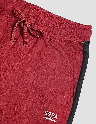 Image of U.S. Polo ASSN. Mens OR001 Heathered Cotton Track Pants