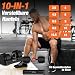 DH FitLife 12kg verstellbare Hanteln Set, 10 Stufen, Kurzhanteln 10-in-1