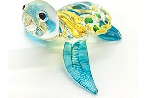 Hand Blown Art Glass Turtle Figurines