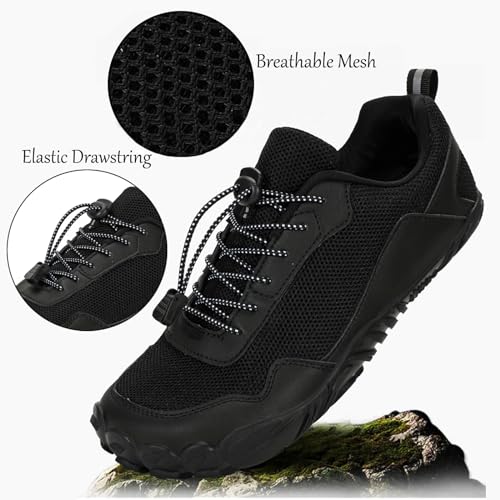 Men's Barefoot Shoes Minimalist Wide Toe Trail Running Shoes Breathable Cross Training Shoe for Gym Climbing Hiking2