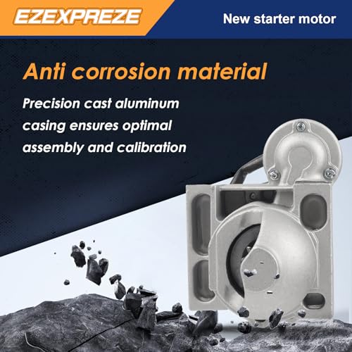 Image of Ezexpreze New Starter 4.3L Compatible with 99-04 Chevrolet Silverado 1500 S10 Express 1500 Blazer Astro, GMC Sierra 1500 Savana 2500 Safari Jimmy Sonoma V6 1999 2000 2001 2002 2003 2004, SDR0086