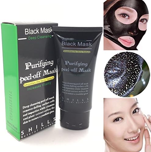 Natural Science Deep Cleansing Black Mask - Peel Off Mask - Blackhead Remover Mask, Charcoal Mask - Blackhead Peel Off Mask - As Seen on Youtube