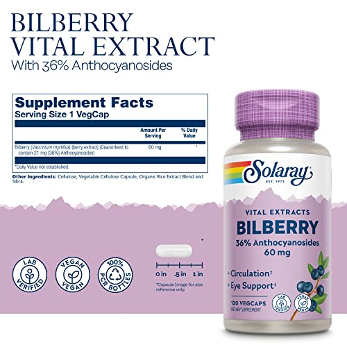 SOLARAY Bilberry Berry Extract