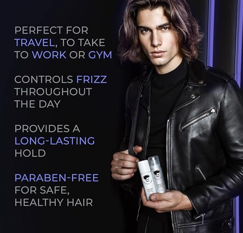 Image of Avenue Man Hair Thickening Spray for Men - Travel Size - Professional Volumizing & Strong Hold Texturizing Spray for Men - Humidity Resistant & Easy Rinse Formula - Mens Hairspray Extra Hold - 1.76 oz