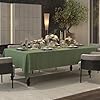 ZIWUROAD Sage Green Table Cloth 72 x 54 Inch, Spil... #5
